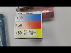 Papierplakband voor het repareren van stalen platen die gebruikt worden voor stansen, ter aanvulling van de druk.